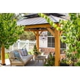 thumbnail image 5 of SOL-9326-EB Crystorama Lighting Solaris - Six Light Outdoor Chandelier, 5 of 9