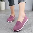 thumbnail image 6 of Womens Flying Knit Loafers Shoes Breathable Mesh Slip on Loafers Flats Comfortable Walking Shoes for Women, 6 of 7