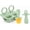 Green, variant on Hakochia Silicone Baby Ice Pop Molds with Easy-Grip Handles, 4-Cavity Frozen Food Feeder Tray for Toddlers, Mini Popsicle Maker for Feeding Stage, Fruit Puree & Breast Milk Snacks
