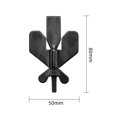 thumbnail image 3 of Por Tapón Tope de puerta de autodefensa Alojamiento Cerradura de alarma de seguridad del hotel (Negro) Wdftyju Libre de BPA, 3 of 3