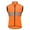 Orange, variant on Lightweight Windproof Cycling Vest with 4-Way Stretch Fabric and Reflective Details for Men, Black, Size XXXL/4XL, 1 Pack