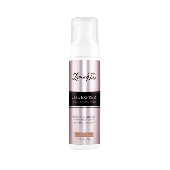 Mousse autobronceadora Loving Tan 2 HR Express Medium 200 ml