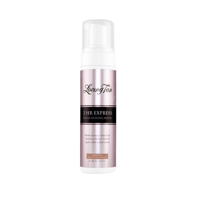 Mousse autobronceadora Loving Tan 2 HR Express Medium 200 ml