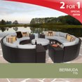 thumbnail image 2 of Bermuda 11 Piece Outdoor Wicker Patio Furniture Set 11b, 2 of 7