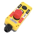thumbnail image 1 of Control de Polipasto de Grúa, 2 Control Remoto Clave industrial Con Parada de Emergencia Para Gabinetes de Control de Automatizacia, 1 of 7