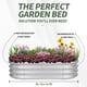 thumbnail image 4 of Cama de jardín elevada Planter 1MORE, 122 x 61 x 30 cm, metal, paquete de 2, 4 of 8