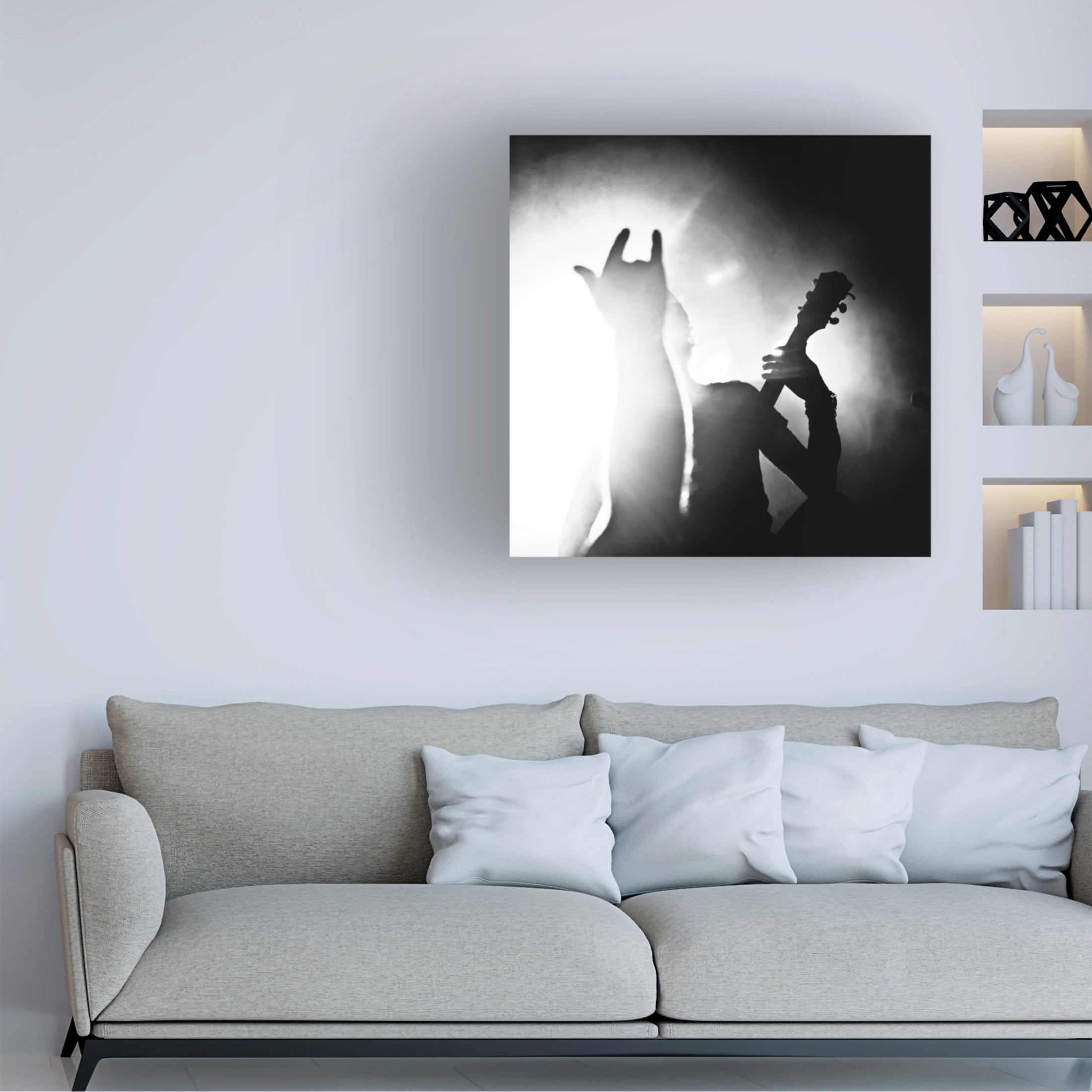 Canvas Wall Art - Veronika Klimonova werdza 'Mandragora' Wall Art for Living Room, Bedroom, or Office D?cor by Trademark Fine Art - 18 x 18 Inches