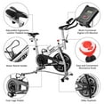 Merax Stationary Indoor Cycling Exercise Bike with Multifunctional
