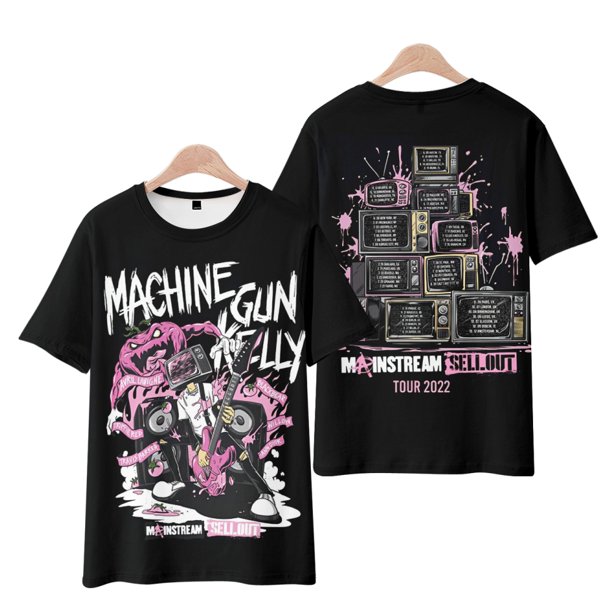 Machine Gun Kelly Merch Summer Tshirt MGK Short Sleeve MAINSTREAM