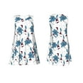 thumbnail image 7 of KLL Lilies Flowers Pattern Womens Summer Dresses 2025,Loose Round Neck Sleeveless Sundresses Tank Dresses with Pockets, 7 of 7