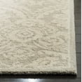 thumbnail image 4 of SAFAVIEH Blossom Travis Geometric Wool Runner Rug, Silver/Ivory, 2'3" x 6', 4 of 6