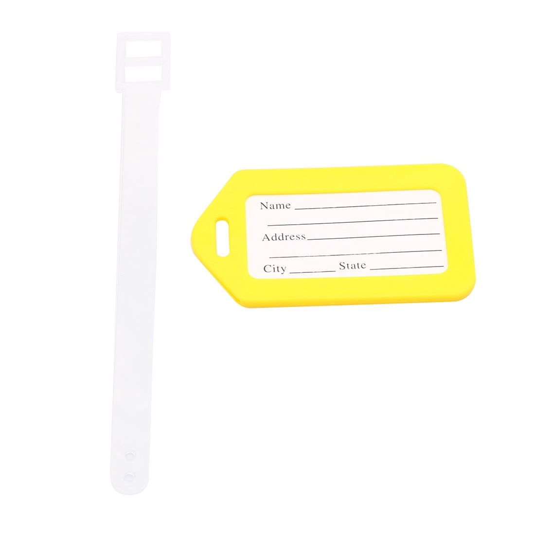 Unique Bargains Suitcase Bag Backpack ID Name Label Travel Luggage Holder Tag 20 Pcs