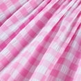 thumbnail image 6 of JAJAHO Toddler Baby Girl Dress Clothes Summer Sleeveless Peter Pan Collar Ruffle Plaid Mini Dresses A-Line Sundress Infant Clothing Stylish Dresses, 6 of 6