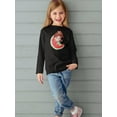 thumbnail image 2 of Girl On A Watermelon Long Sleeve Toddler -Image by Shutterstock,  4 Toddler, 2 of 4