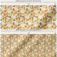 thumbnail image 2 of Soimoi Cotton Cambric Fabric Floral,Gift Box & Cute Animals Animal Print Fabric by The Yard 56 Inch Wide, 2 of 7