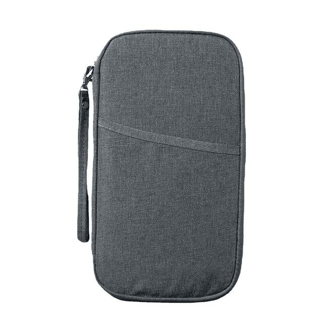 Bolsa de pasaporte de viaje multicolor, bolsa de tarjetas multifunción, bolsa de almacenamiento portátil