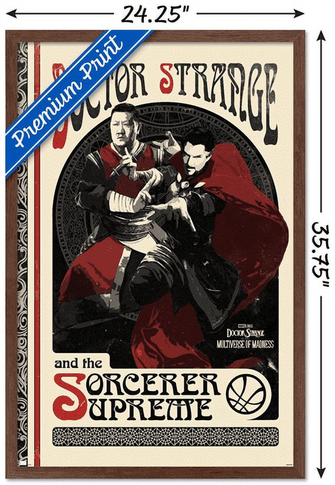 Marvel Doctor Strange in the Multiverse of Madness - Duo Wall Poster, 22.375" x 34", Framed