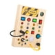 thumbnail image 1 of Tablero de actividades de madera con lámpara LED, tablero sensorial, juguetes educativos de aprendizaje temprano, regalos con interruptor, juguete Estilo A, 1 of 9