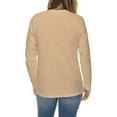 thumbnail image 4 of Oversized Take It Easy Graphic Long Sleeve Crewneck Tee - Mushroom XL, 4 of 4