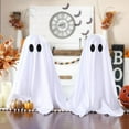 thumbnail image 6 of Halloween Decorations -2 Packs Spooky Ghosts with String Lights-Scary Ghost for Halloween Decor Indoor Party Home Table Room Kitchen and Fireplace Decor, 6 of 7