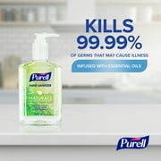 PURELL® Advanced Hand Sanitizer Naturals Gel, 8 oz Pump Bottle (Adult)