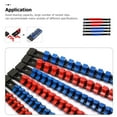 thumbnail image 3 of 6pcs Socket Organizer 1/4” 3/8” 1/2” Portable Socket Rail Holder Socket Holders Organizers for Tool Box, 3 of 8
