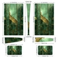 thumbnail image 3 of Skin Sticker for PS5 Slim Standard Disc Digital Edition Console and Controllers Decals for Playstation 5 (Green Gold Marble Modern Luxury,,PS5 Disc Edition), 3 of 5