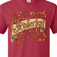 thumbnail image 4 of Inktastic Oktoberfest Banner with Orange Autumn Leaves T-Shirt, 4 of 5