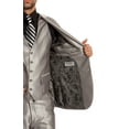 thumbnail image 2 of Mens Suit Two Piece Solid Notch Lapel Set With Free Matching Vest, 2 of 5