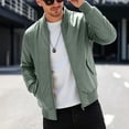 thumbnail image 6 of Men's Bomber Jacket Lightweight Water Resistant Windproof & Breathable Windbreaker with Pockets for Spring Fall & Outdoor Wear, 6 of 9