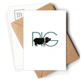 thumbnail image 1 of Pig Line  Black Hair Art Deco  Fashion Postcards Envelopes Blank Note Cards Mailing, 1 of 4