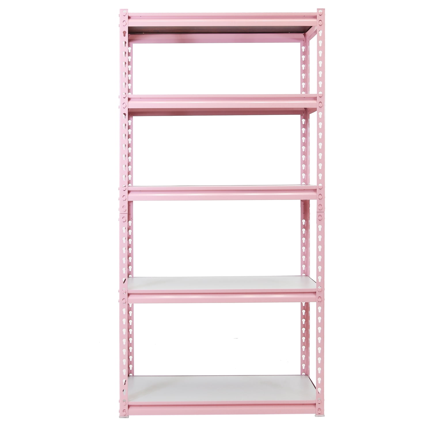 King's Rack Pink 5-Tier Metal Boltless Storage Shelving