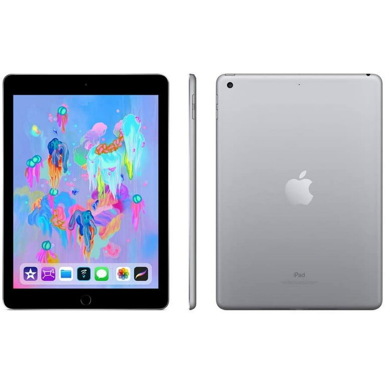Restored Apple iPad 6th Generation 9.7" 32GB Space Gray Tablet + Cellular Unlocked) Grade A (Refurbised) - Walmart.com