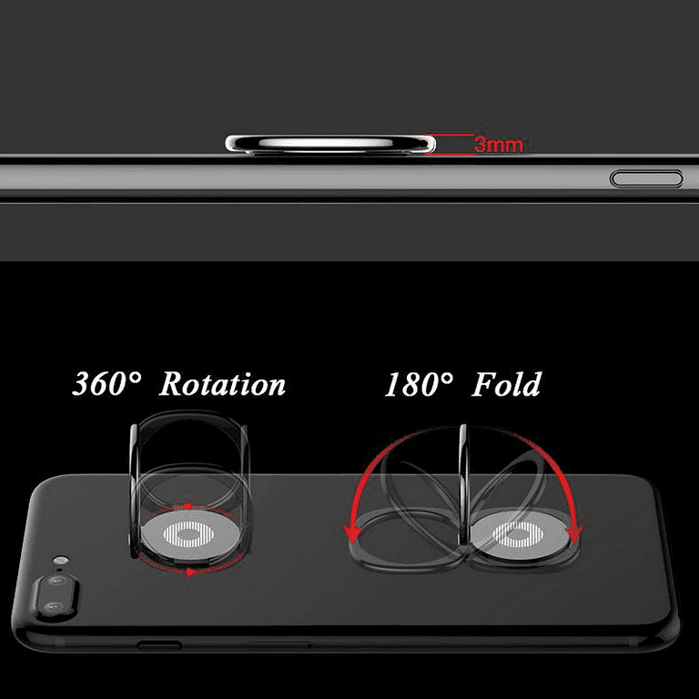 Ultra Thin Magnetic Cell Phone Accessories Gripper: 360