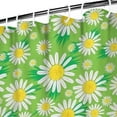 thumbnail image 3 of Waterproof Cute Boho Daisy Shower Curtain 72x72 Inch Boho Style Polyester Unique Shower Curtain for Bathroom Hotel Home Decor with 12 Plastic Hooks, 3 of 5