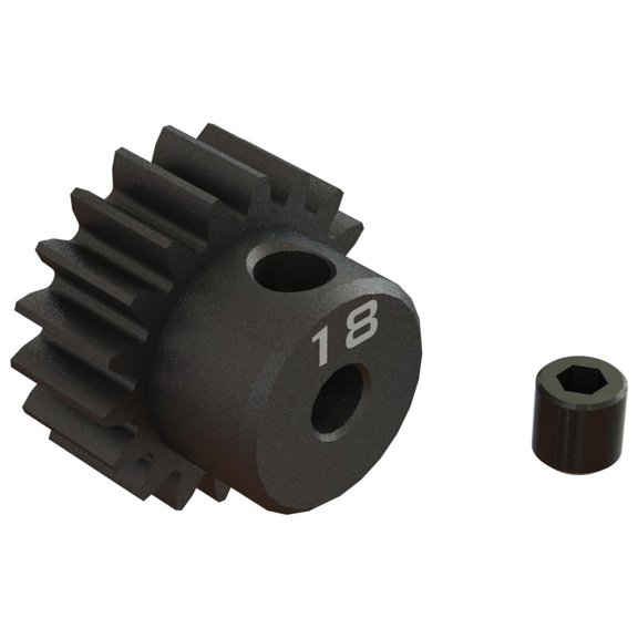 ARRMA 18T 0.8Mod 1/8 Bore CNC Steel Pinion Gear ARA311080 Gears & Differentials
