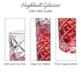 thumbnail image 3 of 14.5 Ounces/ 410ml Highball Glasses Set of 6, JOYCEMALL Vintage Style Clear Drinking Glasses Juice Tumblers & Water Cups Kit for Juice Cocktails Iced lemonade Tea Frappe Smoothies Milkshakes kitchen, 3 of 8