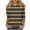 Dark Blue, variant on Scyoekwg 3/4 Length Sleeve Womens Tops Crewneck Three-quarter Sleeve Tshirt Loose Fall Clothes Striped Printed Graphic Tops Fashion Vintage Dressy Casual Blouses Pullover(Gray,S)