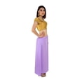 thumbnail image 5 of Sari Petticoat Stitched Indian Saree Petticoat Adjustable Waist Sari Skirt (Lavendar), 5 of 7