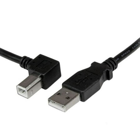 E309675   Cable High Speed USB 2.0 A to Left Angle B, 30V VW-1, 28AWG/1P
