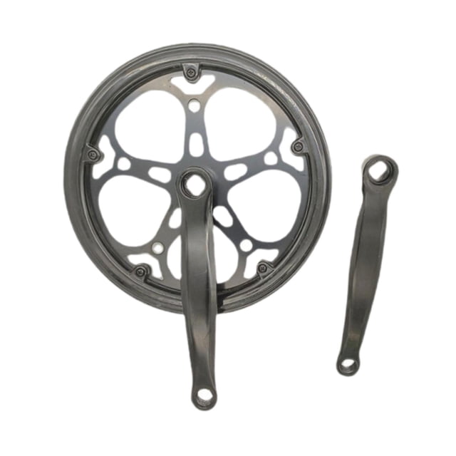 Juego de bielas shamjiam para bicicleta plato único brazo de manivela