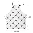 thumbnail image 5 of Picia Black Rabbit Waterproof Apron for Unisex Adult - Adjustable Bib Apron with Pockets, Ideal for Cooking, Gardening, Painting, and Household Chores, 5 of 9