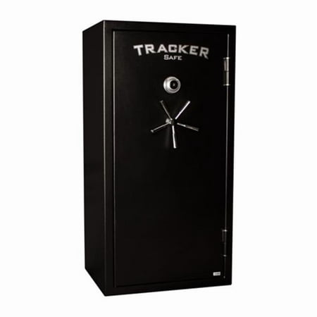 Tracker Safe M22-DLG 24-Gun Fire Resistant Combination/Dial Lock Gun Safe Black