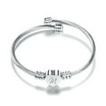 thumbnail image 1 of Fiudx Pulsera Alambre Acero Inoxidable 26 Letras con Forma de Corazón, 1 of 1