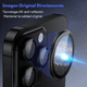 thumbnail image 5 of Mica Aros Cámara Negro Para iPhone 15Pro/15ProMax, Protector de Lente Mica (Aros) compatible con iPhone 15Pro/15ProMax - Vidrio Templado y Borde Negro., 5 of 6