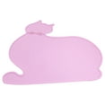 thumbnail image 1 of Pet Placemat Silicone Cat Shape Creative Washable Cat Food Mat Cat Food Pad, 1 of 10