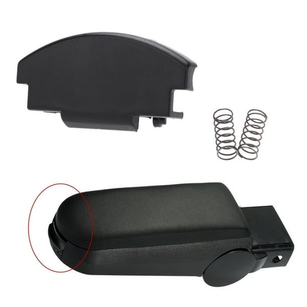 Botón de pestillo de la tapa del reposabrazos central para VW Jetta Bora Mk4 Passat B5 (negro) Likrtyny Accesorios para autos y motos