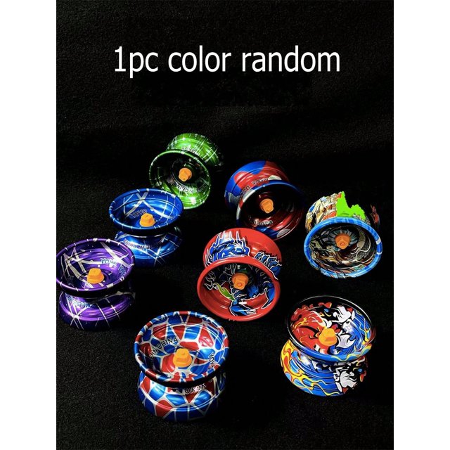 1pc New Arrival Entry-Level Metal Yoyo Ball Toy For Competition (Random Color)