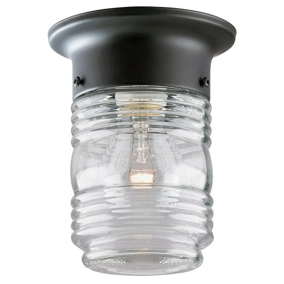 Exterior Jelly Jar Wall Light
