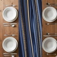 thumbnail image 6 of Marble Table Runner - 36 Inch Long, Kitchen Dining Table Runner Dresser Scarves, Navy Blue Modern Abstract Gold Gradual Art Farmhouse Decor for Coffee Tables Wedding Party Banquet, 6 of 8